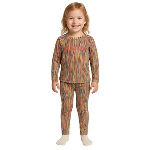 Burton Toddlers Lightweight Base Layer Set PJ 3T Colourful Print (Top + Bottom)